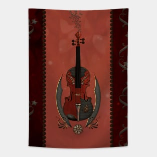 Wonderful elegant steampunk violin Tapestry