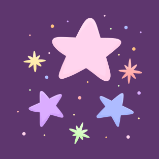 Pastel stars T-Shirt