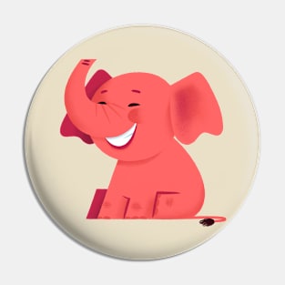 Pink Elephant Pin