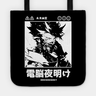 Japanese Cyberpunk Anime Techwear Tote