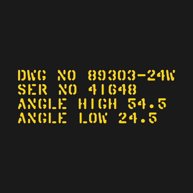 Disover P-40 Prop Stencil Data - P40 - T-Shirt