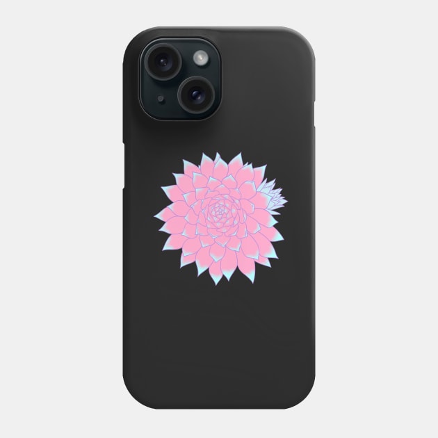 Cotton Candy Succulent Phone Case by Adastumae