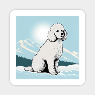 Make a Difference with the Poodle Mountain Design 2 Magnet