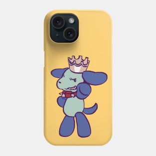 kobato blue dog ioryogi san posing with crown Phone Case