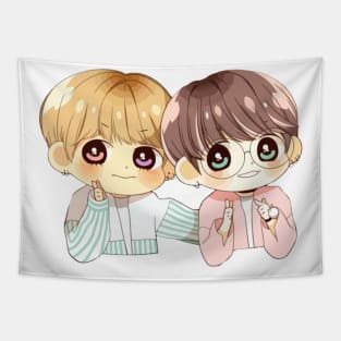 Jung Ho-seok (J-hope) & Park Ji-min (Jimin) Tapestry