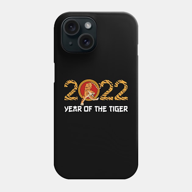 2022 Year Of The Tiger Happy New Year Chinese Lunar Phone Case by elillaa