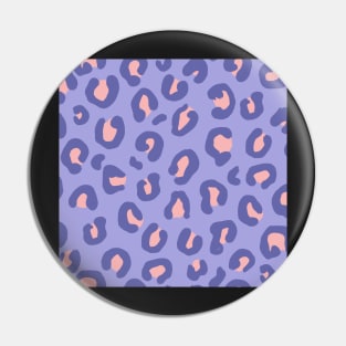 Purple Leopard Print Pin