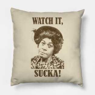 Wah'chit Sucka! - Aunt Esther - Sanford & Son Pillow