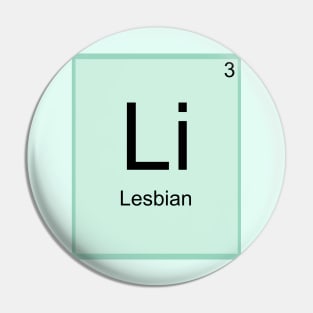 Lesbian Element Pin