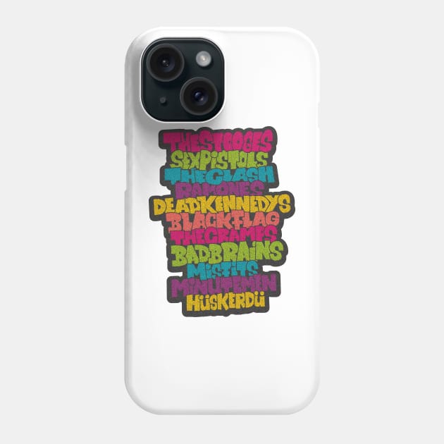 Punk Legends. Cult punk bands design. Punk rock will never die! Punk, ska, Oi. Phone Case by Boogosh