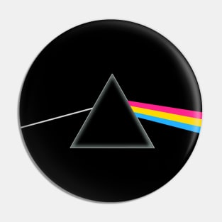 Pansexual Pride Side of the Moon Pin