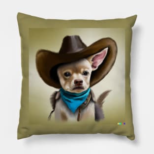 Deputy ankle biter Pillow