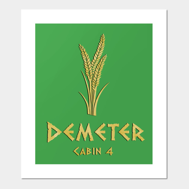 Demeter Cabin 4 Percy Jackson Posters And Art Prints Teepublic