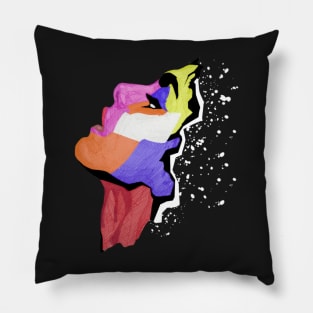 Dreams Without Color (Abstract) Pillow