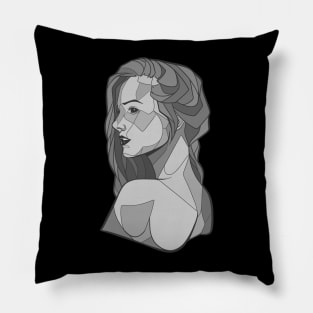 Pretty Lady Geometric Pillow