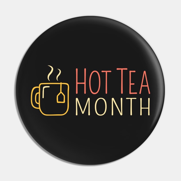 Hot Tea Month Pin by Elvdant