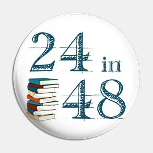 The 24in48 Logo Pin