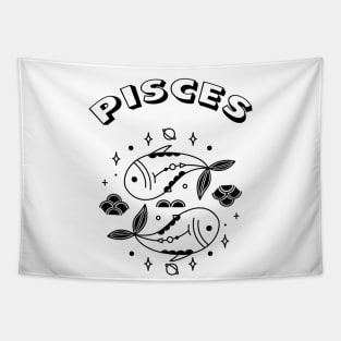 Pisces Sign Tapestry