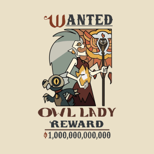 WANTED OWL LADY T-Shirt