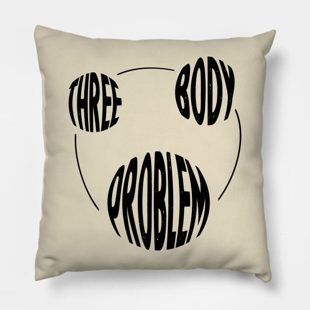 Three Body Problem Pillow by orange-teal