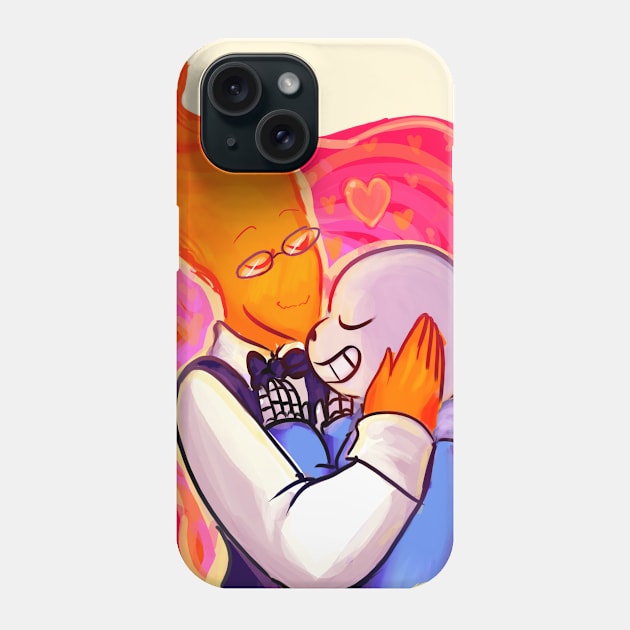 bonefire couple Phone Case by felfisk