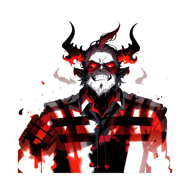 Devilish hipster by Glenbobagins