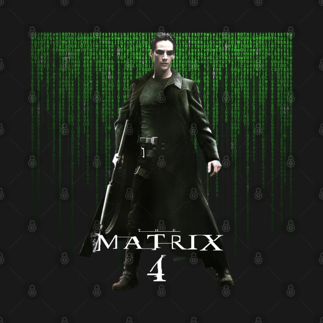 Resurrections Matrix 4 Mens Neo Shirt Neo, Morpheus and Trinity Keanu Reeves by Pannolinno