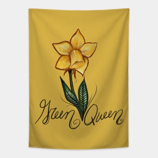 Green Queen Tapestry