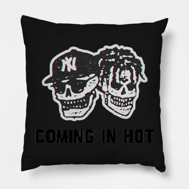 coming in hot - lecrae & andy mineo Pillow by mansinone3