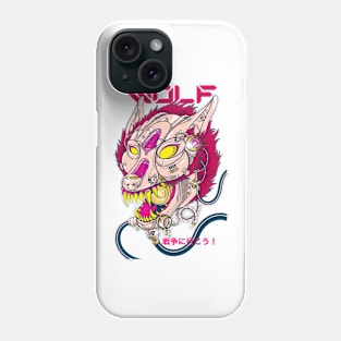 Wolf mechanical robot Phone Case