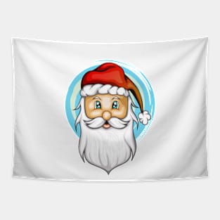 Colorful cartoon santa claus Tapestry