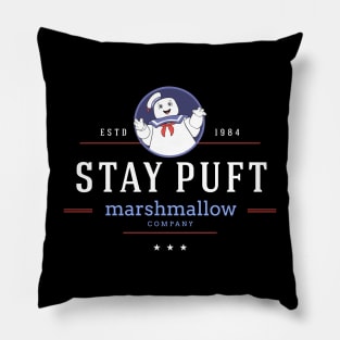 Stay Puft Marshmallow Company - modern vintage logo Pillow