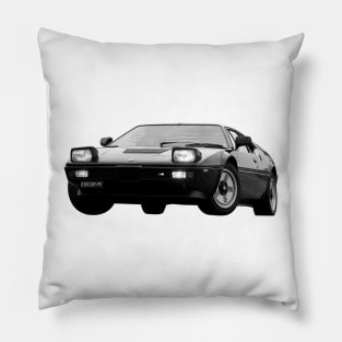 BMW M1 (1978–1981)  Cars Form Black Design Pillow