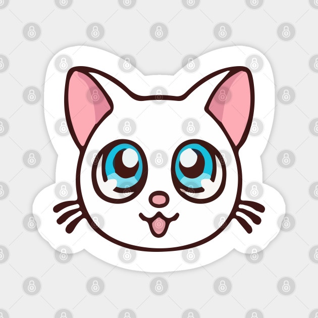 Anime Cat Cute Kittens Magnet Teepublic