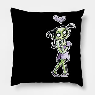 Zombie Girl Pillow