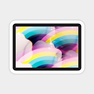 Pastel rainbows no.4398 Magnet