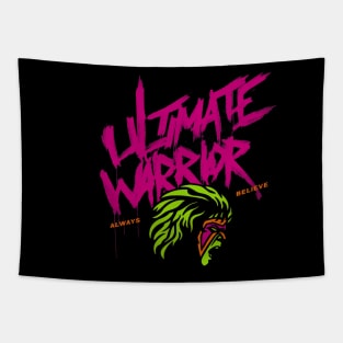 Ultimate Warrior Always Believe Tapestry