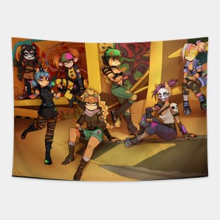 Rustland babes Tapestry