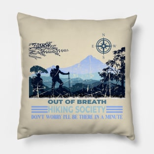 hiking society Pillow