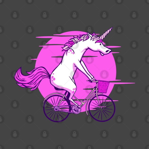 Unicorn Bicycle by aaallsmiles