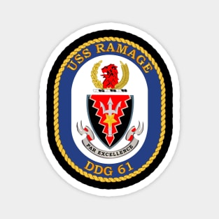 USS Ramage (DDG-61) wo Txt Magnet