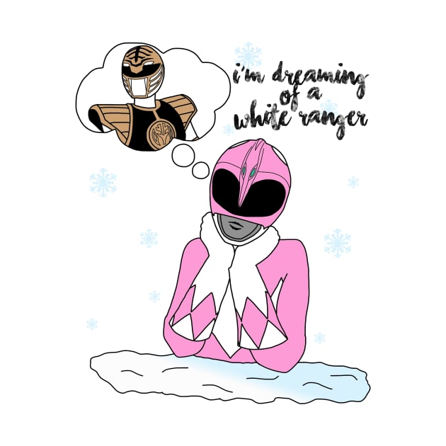 Power Rangers "Dreaming of a White Ranger" Design by SimplePeteDoodles