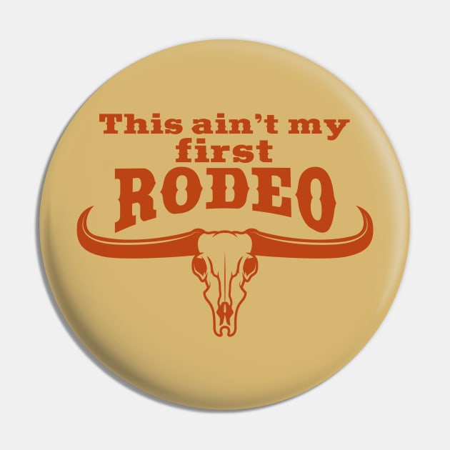 First Rodeo Bull Pin by capesandrollerskates 