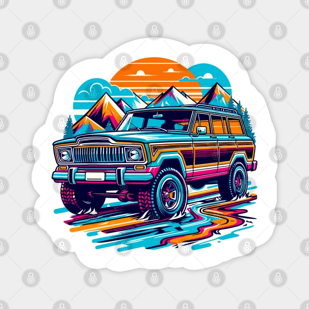 Jeep Wagoneer Magnet by Vehicles-Art