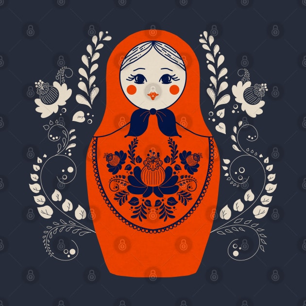 Matryoshka Russian Doll by LenasScribbles