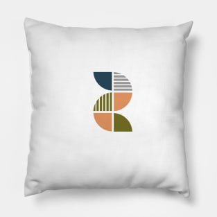 Elemental Geometric Pattern Pillow