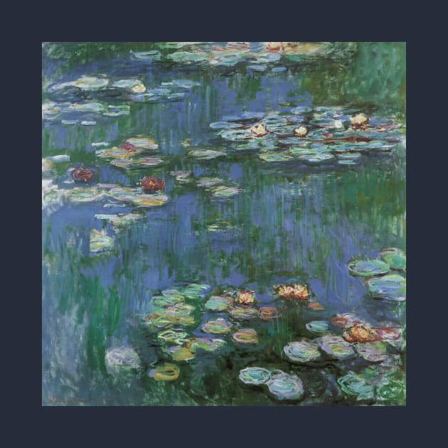 Waterlilies by Claude Monet by MasterpieceCafe