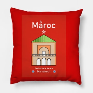 Morocco Marrakech Maghreb Islam Muslim Allah Muhammad Pillow