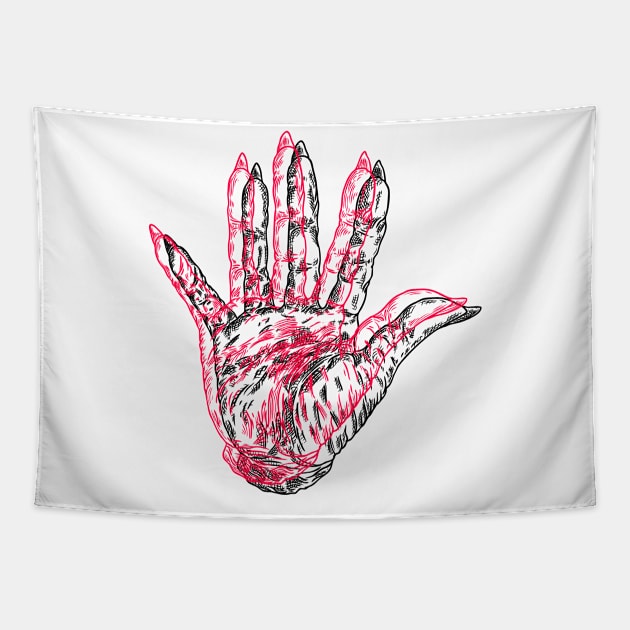 HIGH FIVE Tapestry by RicoAlencar