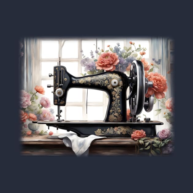 Antique sewing machine by LM Designs by DS